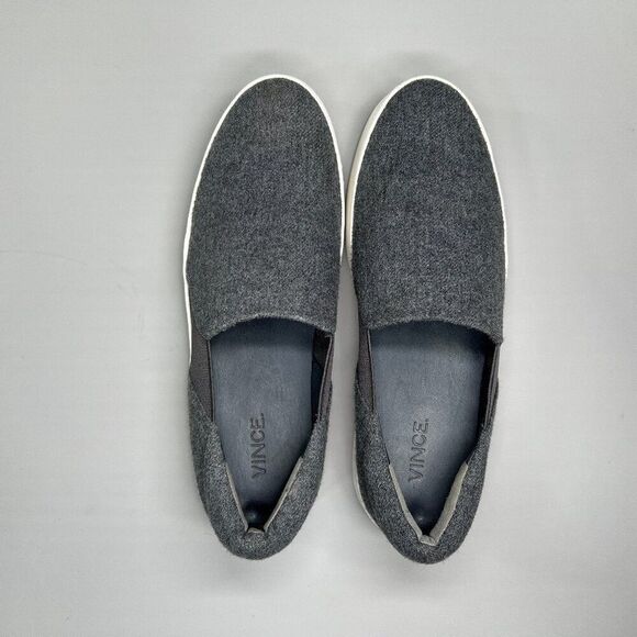 Vince Warren Platform Sneakers Women's Size 8 Gray Slip On Loafers - Picture 8 of 11
